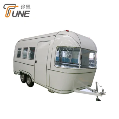 Factory Customized Airstream Shiny Used Food Truck for Sale Thailand