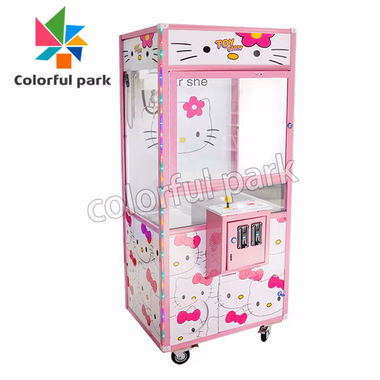Colorful Park Customized Toy Crane Claw Prize Gift Amusement Arcade Game