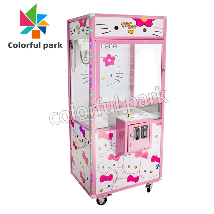Colorful Park Customized Toy Crane Claw Prize Gift Amusement Arcade Game